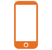 An icon of an iPhone