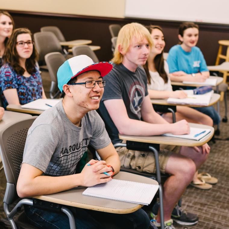 Students in English Class Wheaton College IL