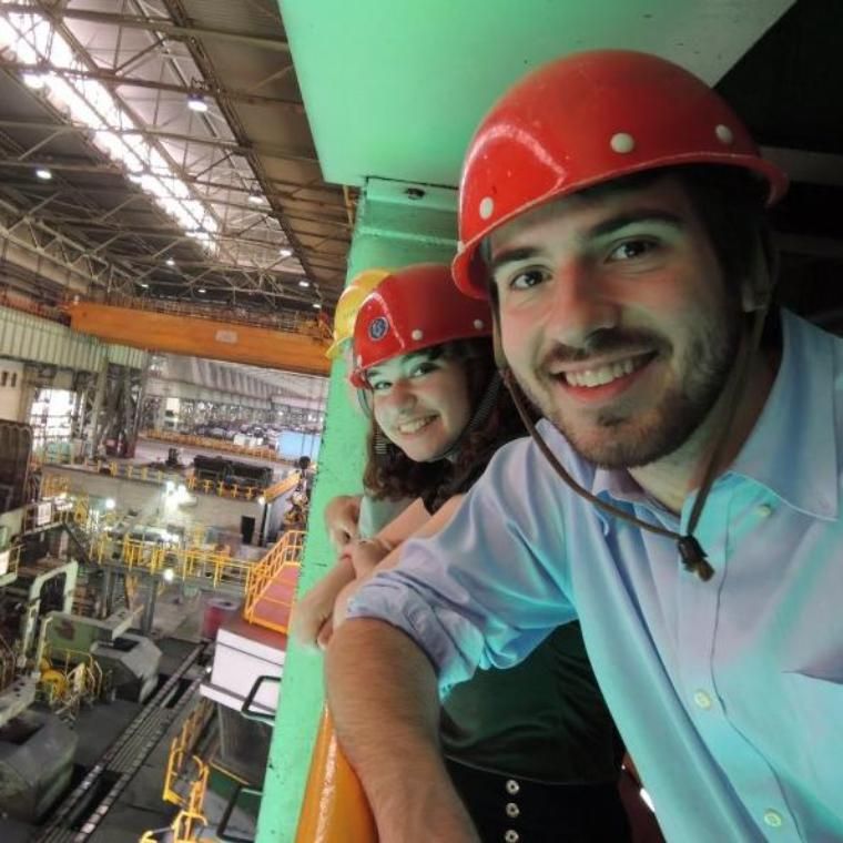 Wheaton College ISI students visiting Factory