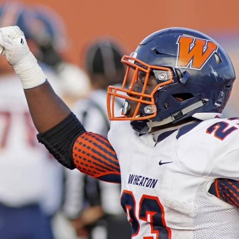 Wheaton College Thunder Football Player