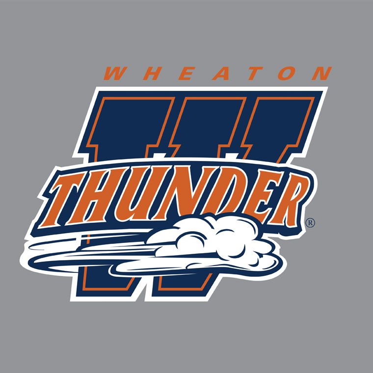 Wheaton IL Thunder Logo with Grey Background