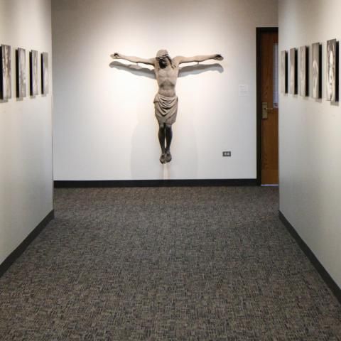 View of the crucifix