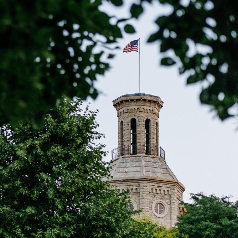 Blanchard Hall Tower Wheaton College IL