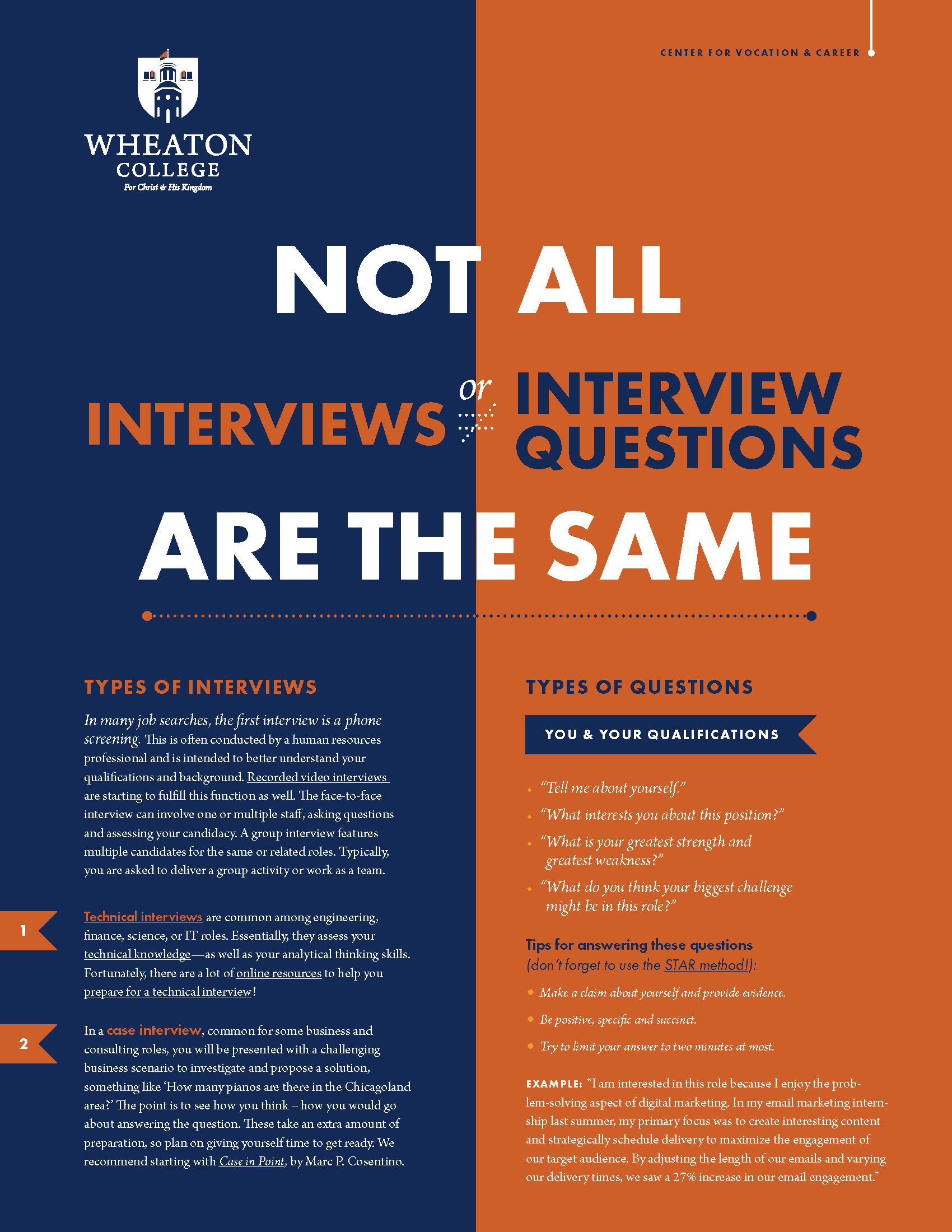 wheaton college career services cover letter
