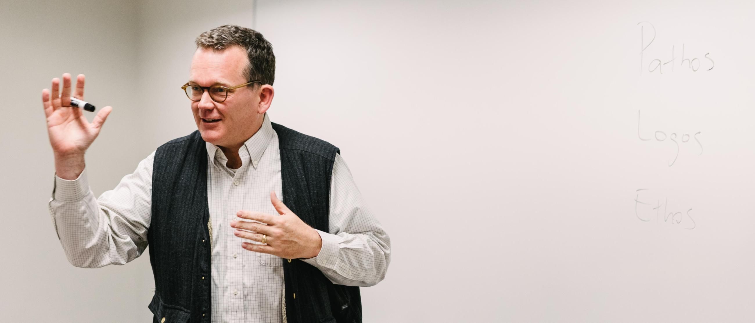 Dr. Read Schuchardt teaching class
