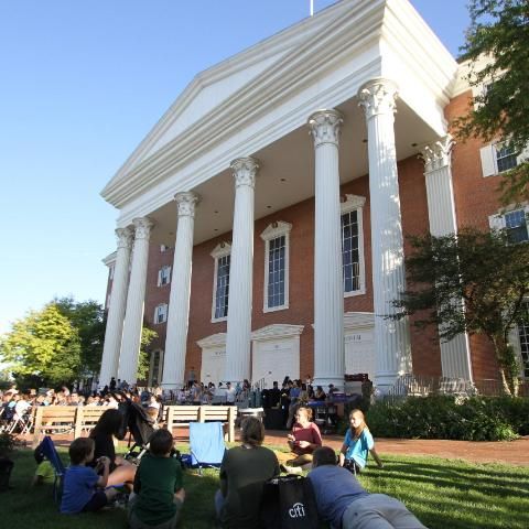Billy Graham Hall on the campus of Wheaton College