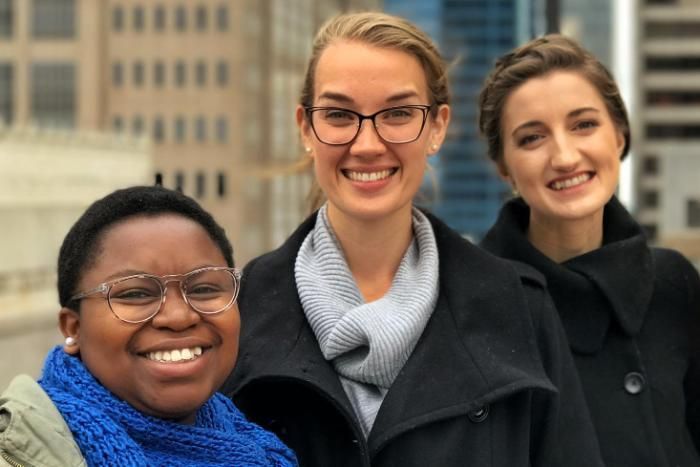 Biblical and Theological Studies women enjoying a day out in Chicago