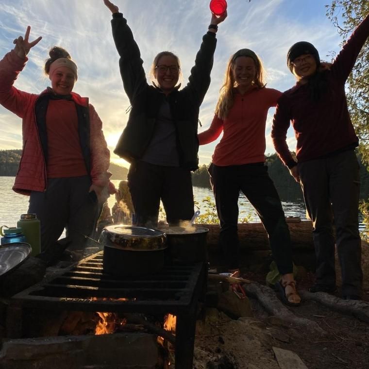 graduate students on trip