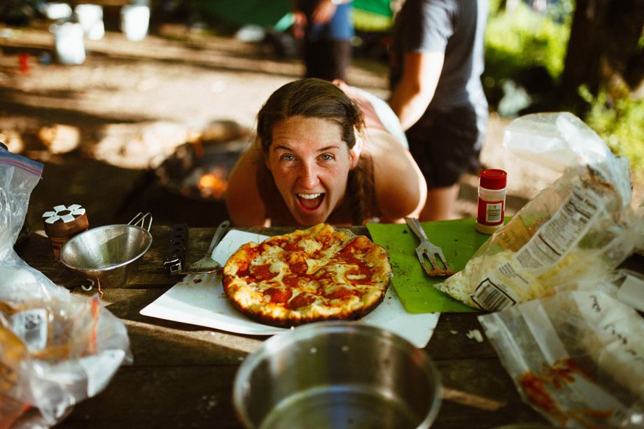 Backpacking - learn how to cook in the backcountry, including a homemade pizza!