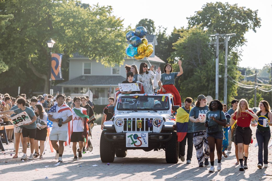 Student leaders from the International Student Programs office.