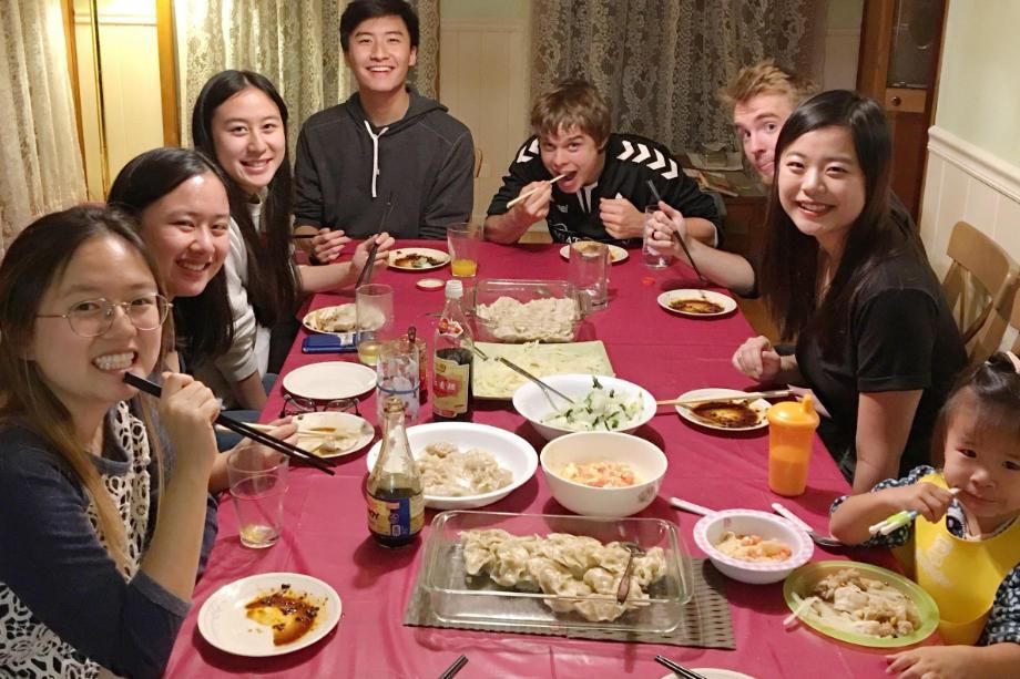 Wheaton College IL Chinese Majors at Home Gathering