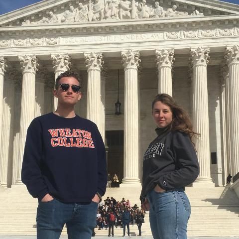 480 x 480 Paul Green and Laural Nee visit U. S. Supreme Court