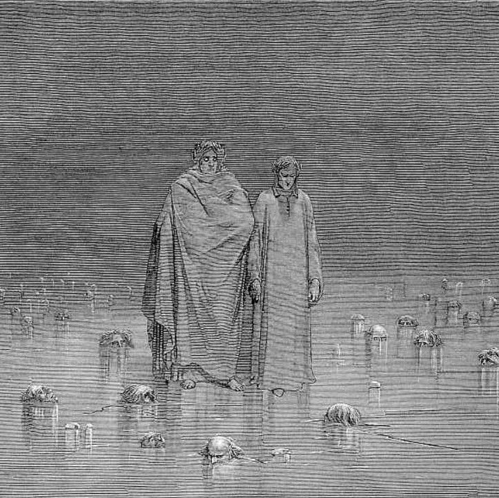 Gustav Dore, The Traitors; for Lecture 1: “Inferno: Hell Outside Your Front Door”