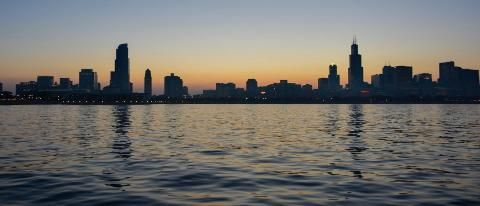 Chicago Skyline during dusk