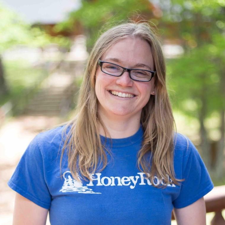 rachael botting smiling at honeyrock