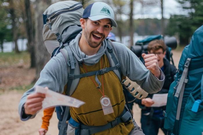 vanguard adam gets pumped about a wilderness trip