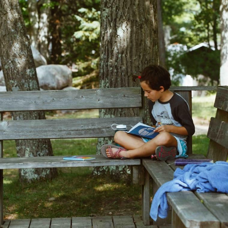 Morning Watch is a quiet time for each camper to journal, pray, read their Bible, or a mix of those things. If campers have trouble not quite knowing how to spend this time, their cabin leaders are there to help!