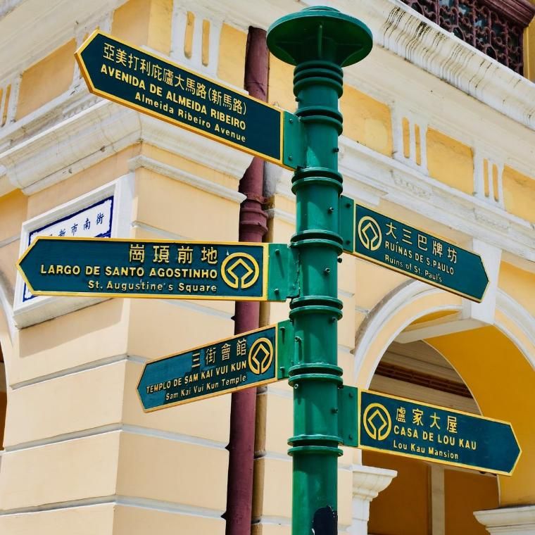 Microcontent multilingual road signs