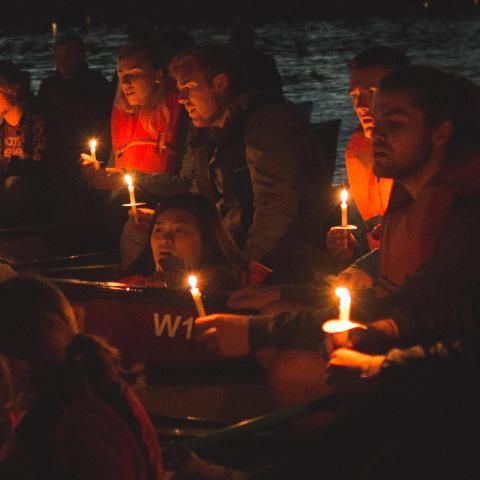 canoe worship at honeyrock