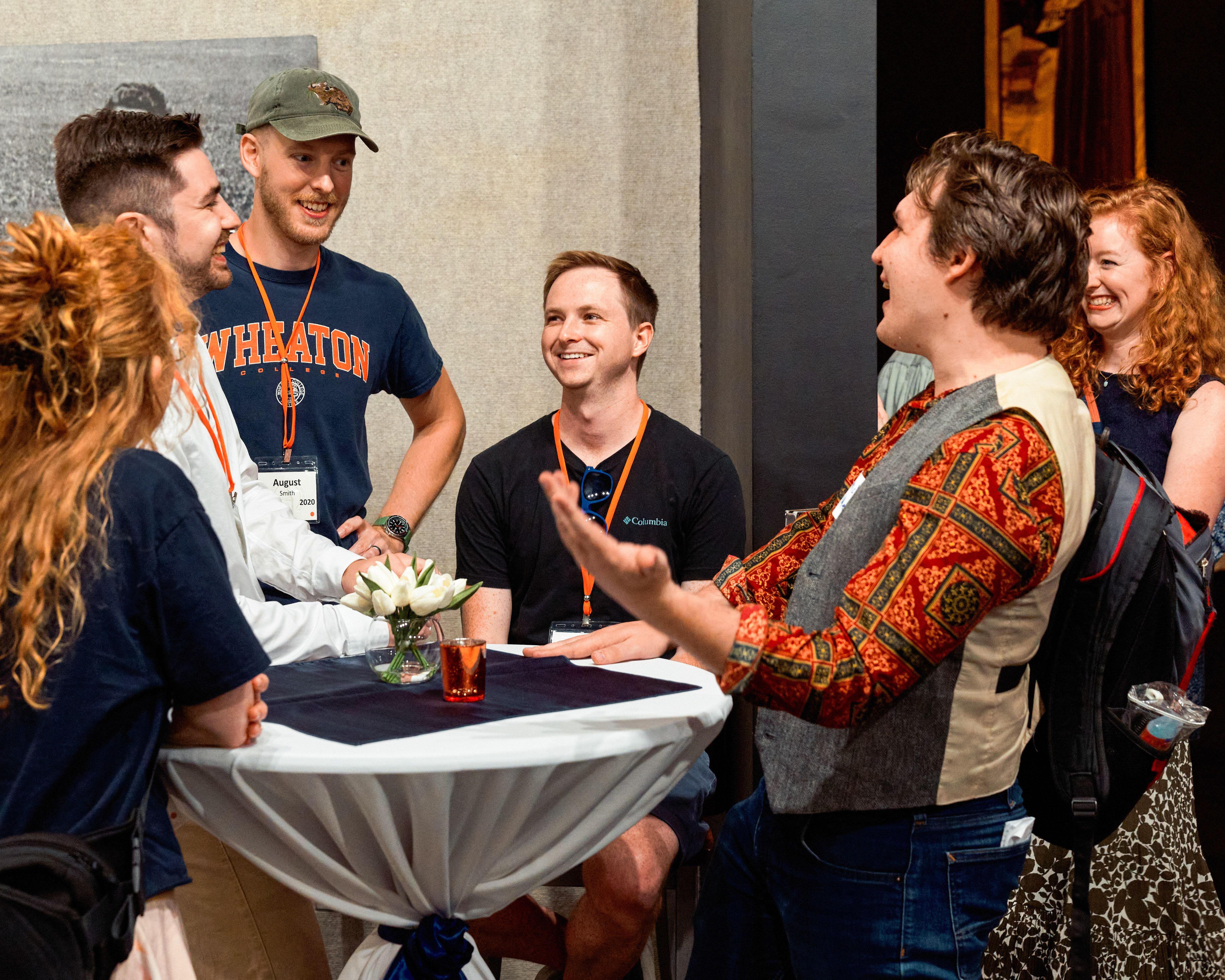 The Class of 2020 celebrated its first reunion with a class dinner in the Billy Graham Museum.