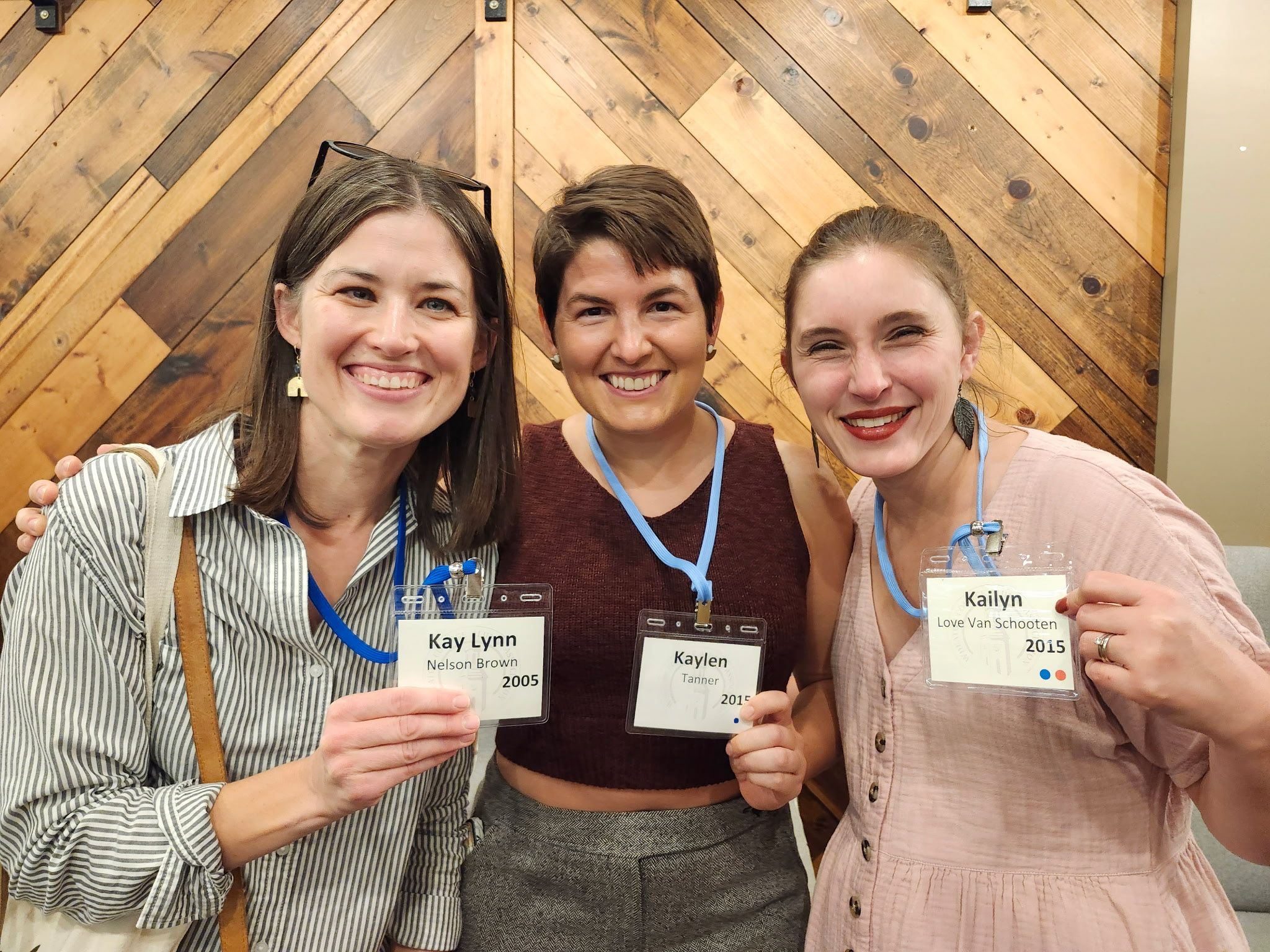 Kay Lynn ’05, Kaylen ’15, and Kailyn ’15 shared a memorable moment while celebrating their respective reunions.