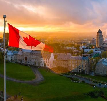 Quebec City at Sunset