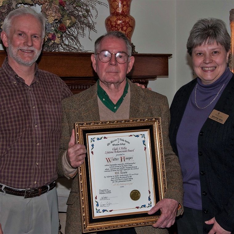 Walter Hooper with Chris Mitchell and Marjorie Lamp Mead